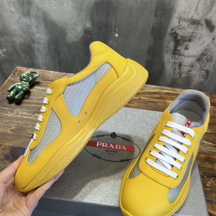PRADA AMERICA’S CUP SOFT RUBBER AND BIKE FABRIC SNEAKERS – PRS041