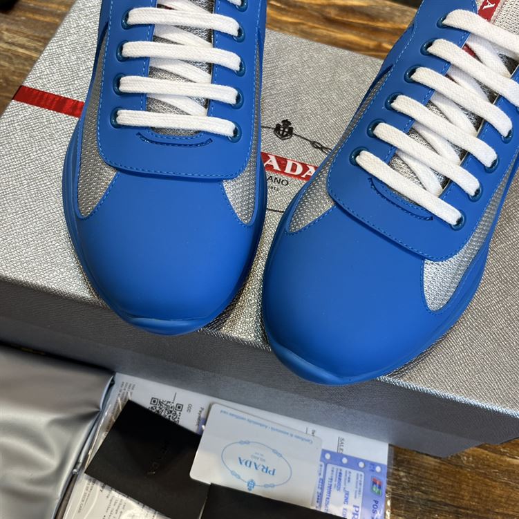 PRADA AMERICA’S CUP SOFT RUBBER AND BIKE FABRIC SNEAKERS – PRS043