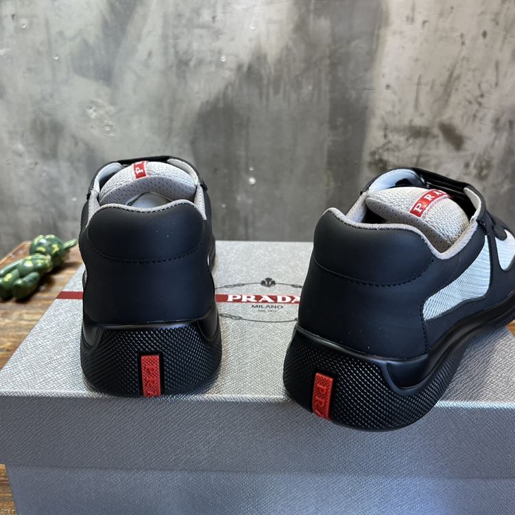 PRADA AMERICA’S CUP SOFT RUBBER AND BIKE FABRIC SNEAKERS – PRS045