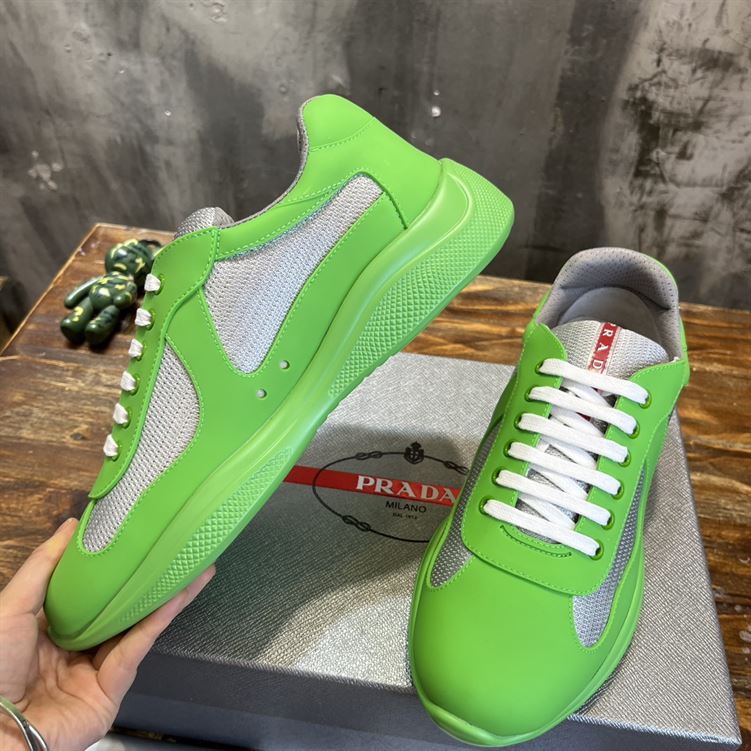 PRADA AMERICA’S CUP SOFT RUBBER AND BIKE FABRIC SNEAKERS – PRS047