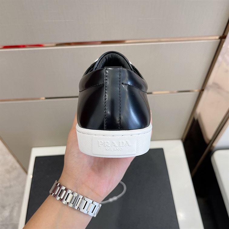 PRADA BRUSHED LEATHER SNEAKERS – PRS015