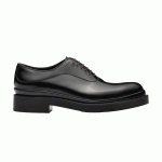 PRADA MONOLITH BRUSHED LEATHER OXFORD SHOES – PRS040