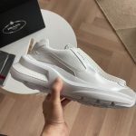 PRADA SYSTEME BRUSHED LEATHER SNEAKERS – PRS048