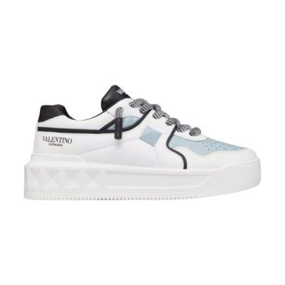 VALENTINO ONE STUD XL NAPPA LEATHER LOW-TOP SNEAKER – VN007