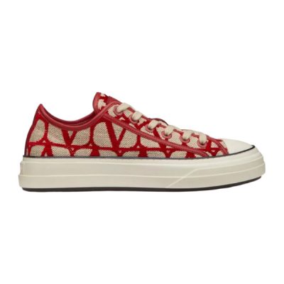 VALENTINO TOILE ICONOGRAPHE TOTALOOP LOW-TOP SNEAKER – VN002