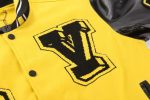 Louis Vuitton 2022SS Cruise Runway Yellow & Black Varsity Jacket