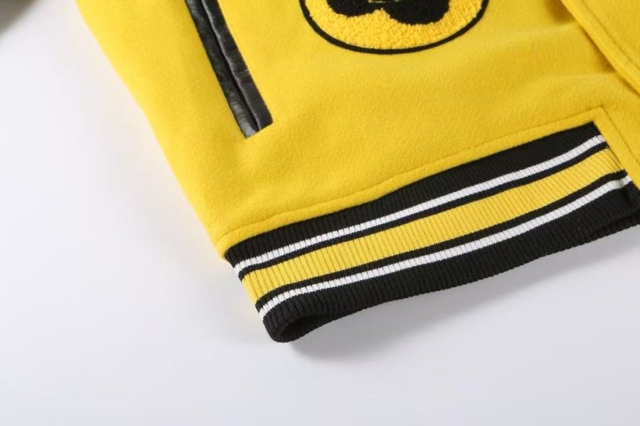 Louis Vuitton 2022SS Cruise Runway Yellow & Black Varsity Jacket