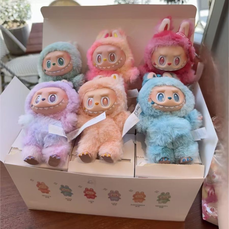 POP MART THE MONSTERS Energy Series V3 Labubu Vinyl Plush Doll Blind Box - Sealed Case (Full Set of 6 Boxes) Trendy Toy Gift Ornament