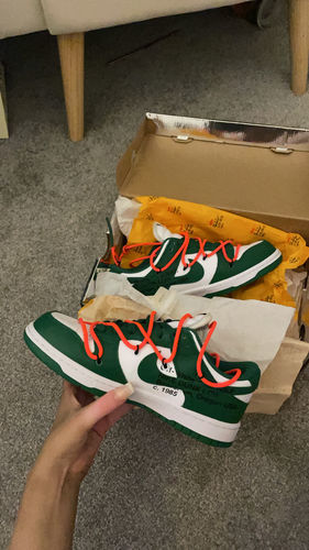 Nike x Off-White Dunk Low ‘Pine Green’ photo review