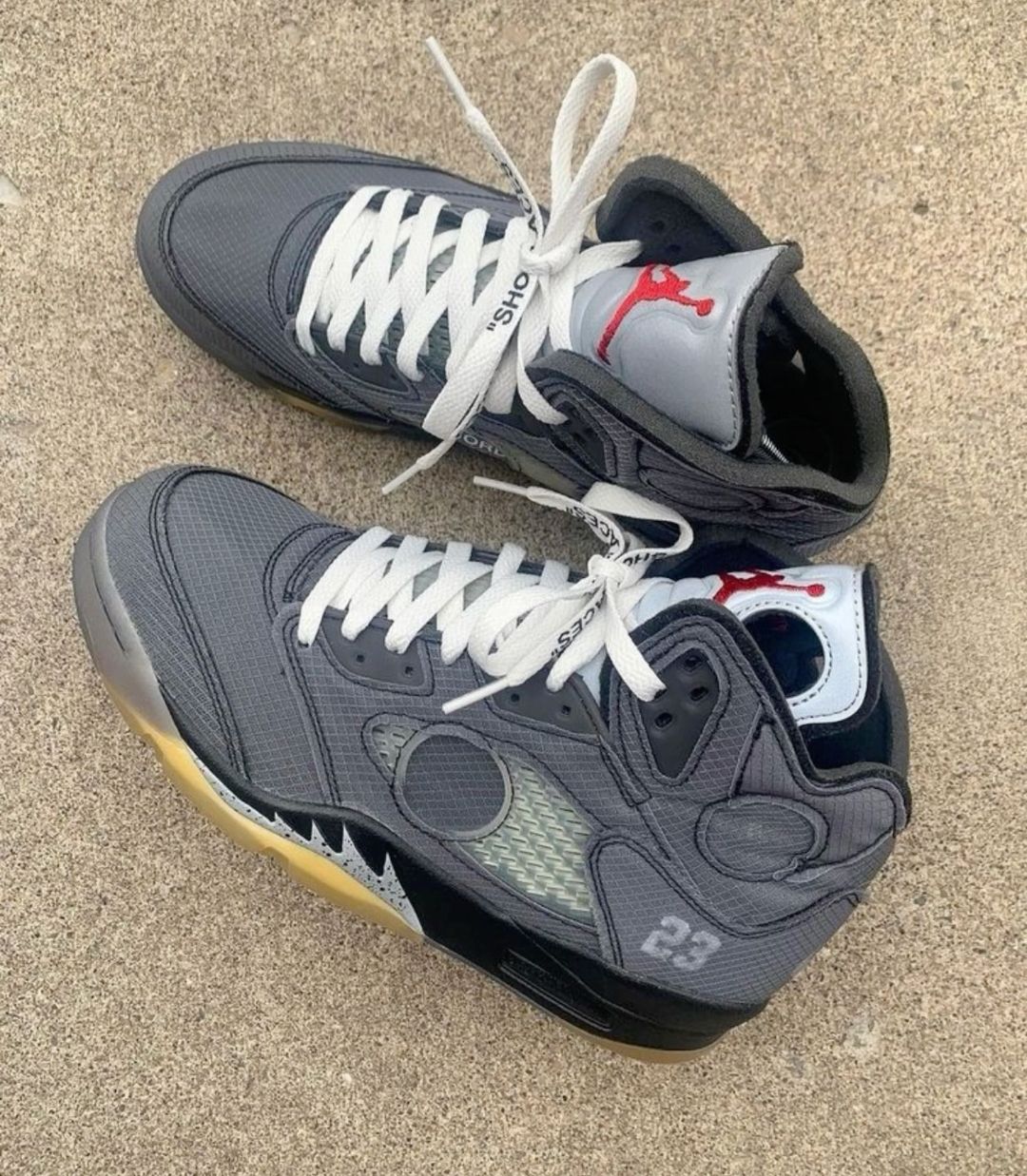 Air Jordan 5 x Off-White Retro SP ‘Muslin’ photo review
