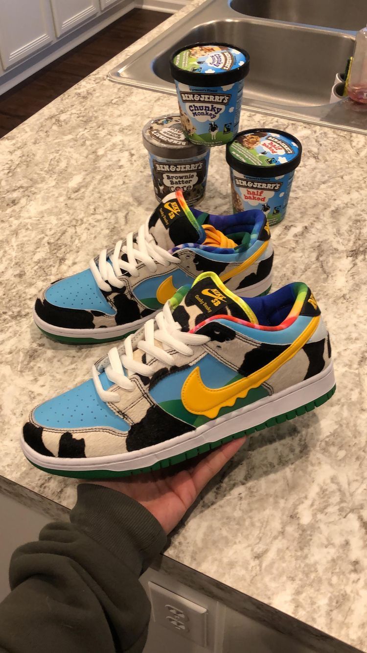 Nike x Ben & Jerry’s SB Dunk Low ‘Chunky Dunky’ photo review