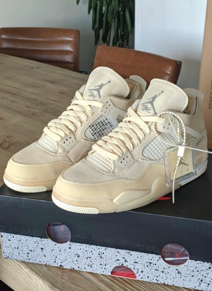 Air Jordan 4 x Off-White SP ‘Sail’ photo review