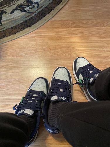 Nike Dunk Low ‘Georgetown’ photo review