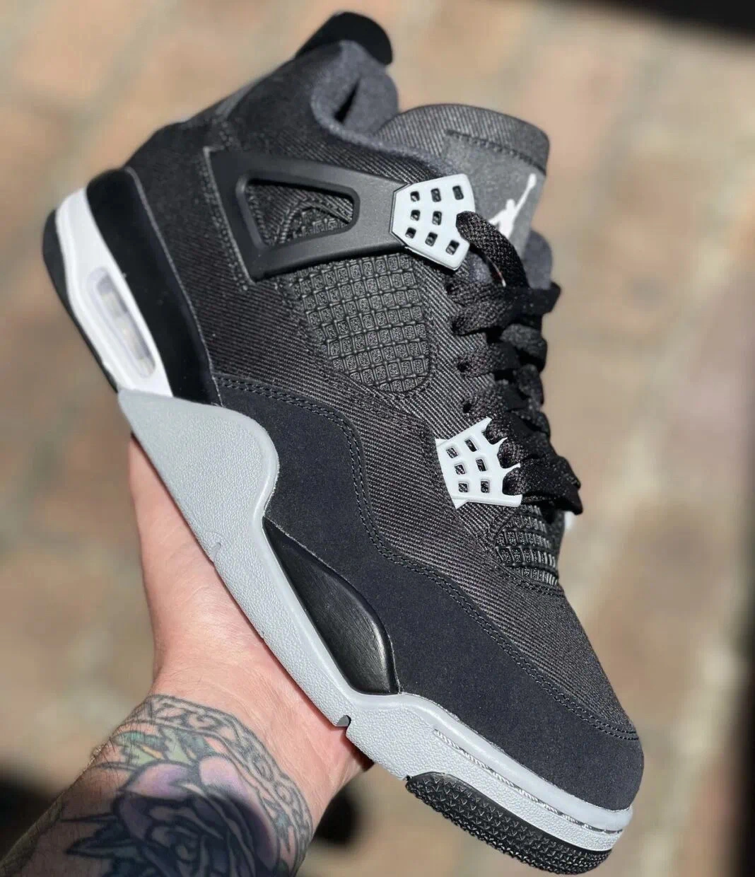 Air Jordan 4 Retro SE ‘Black Canvas’ photo review