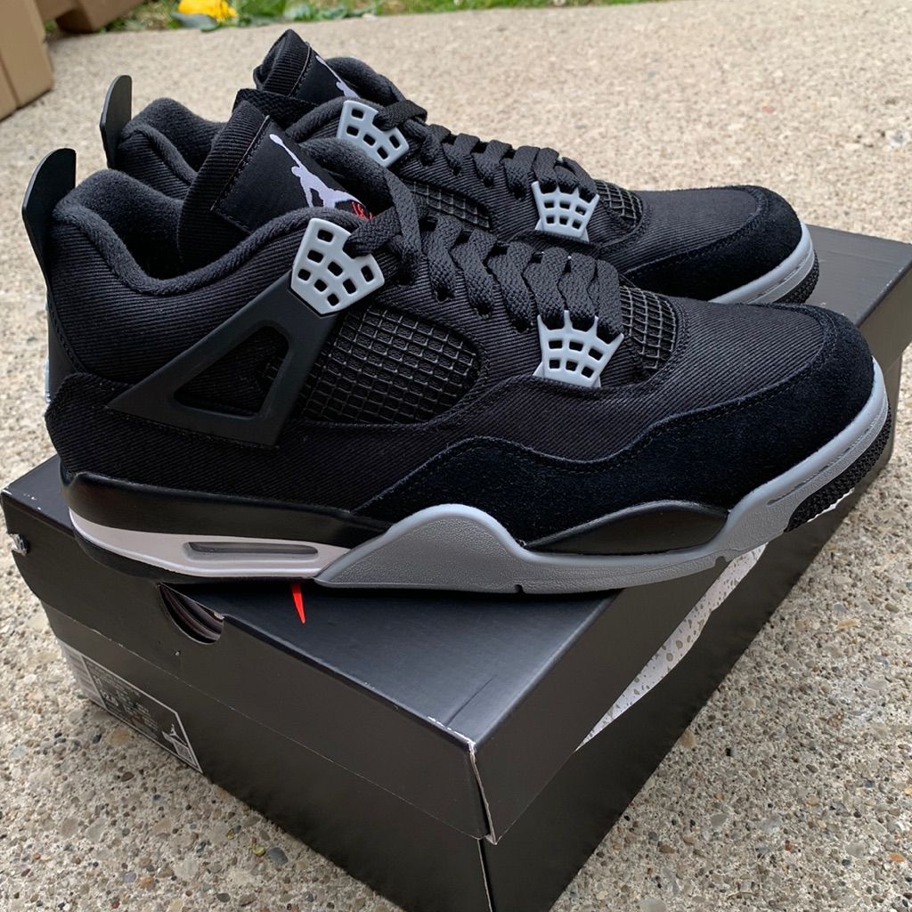 Air Jordan 4 Retro SE ‘Black Canvas’ photo review