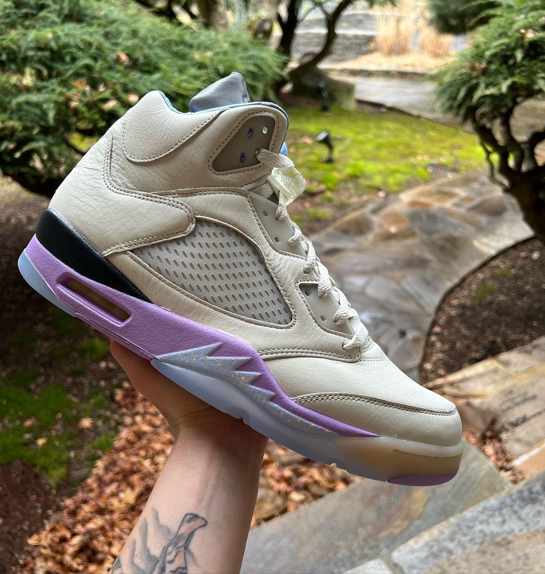 Air Jordan 5 Retro x DJ Khaled ‘We The Best – Sail’ photo review